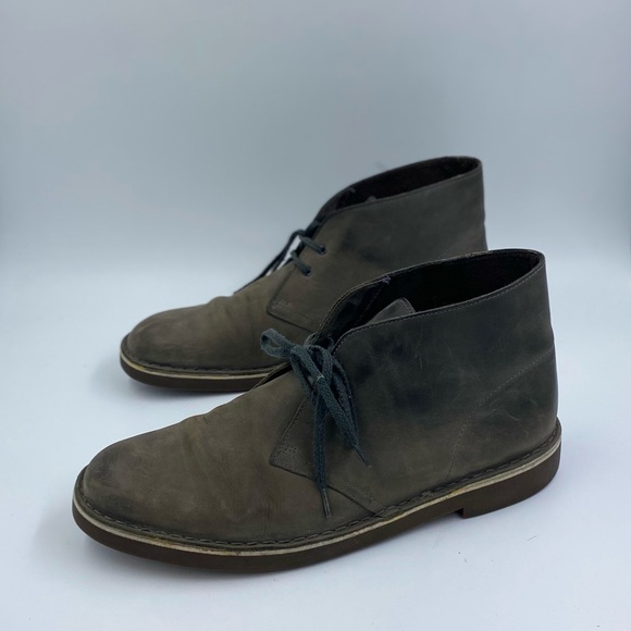 Clarks gray chukka boots men’s size 12 - Picture 2 of 6